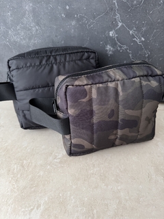Neceser puffer negro - comprar online