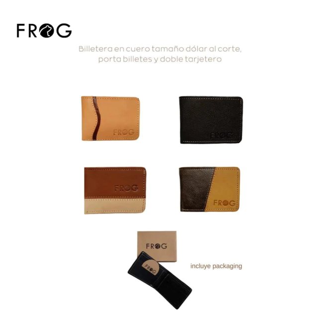 BILLETERA DE HOMBRE FROG / COD. 109-171