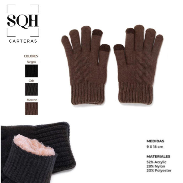 GUANTE ABRIGO INTERIOR SQUASH / COD. 529-118