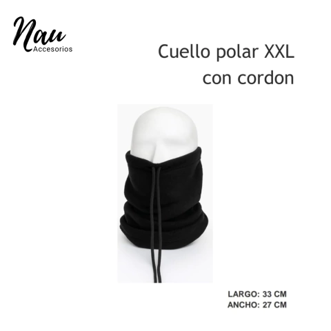 CUELLO POLAR XXL LISO / COD. 133-542