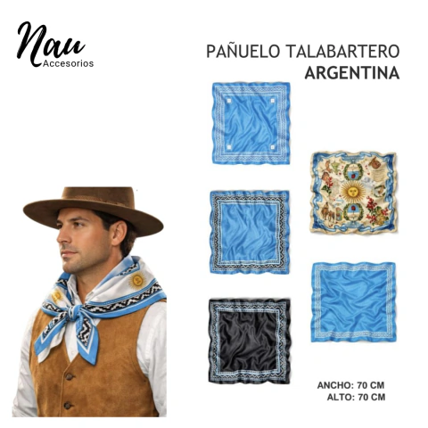 PAÑUELO TALABARTERO ARGENTINA / COD. 133-5802