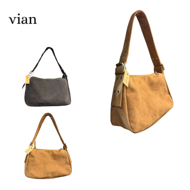 CARTERA GAMUZA C/HEBILLAS EN MANIJA / COD. 164-510
