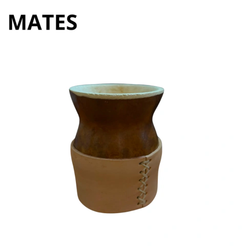 MATE CALABAZA CRIOLLA C/BASE DE CUERO / COD. 203-79