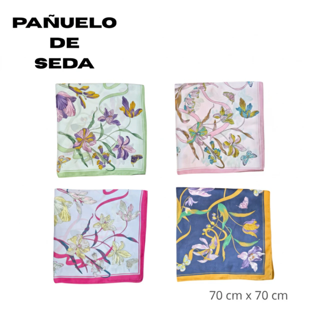 PAÑUELO DE SEDA 70X70CM / COD. 588-140
