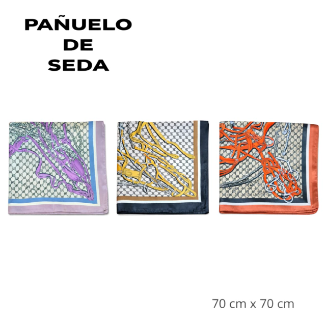 PAÑUELO DE SEDA 70X70CM / COD. 588-142