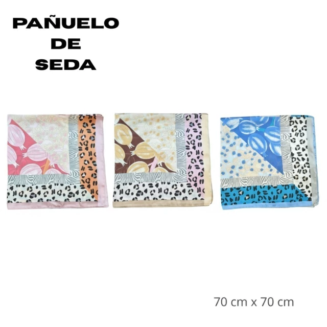 PAÑUELO DE SEDA 70X70CM / COD. 588-147