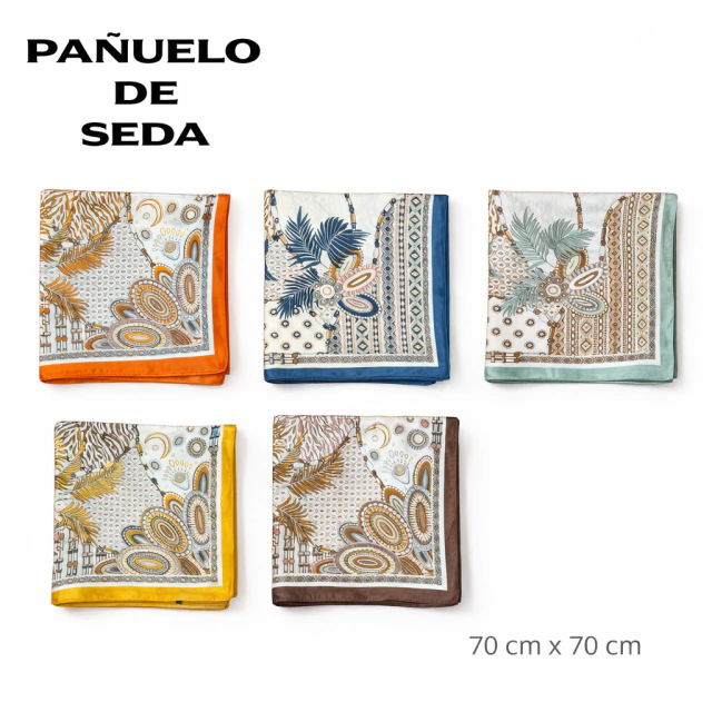 PAÑUELO DE SEDA 70X70CM / COD. 588-155
