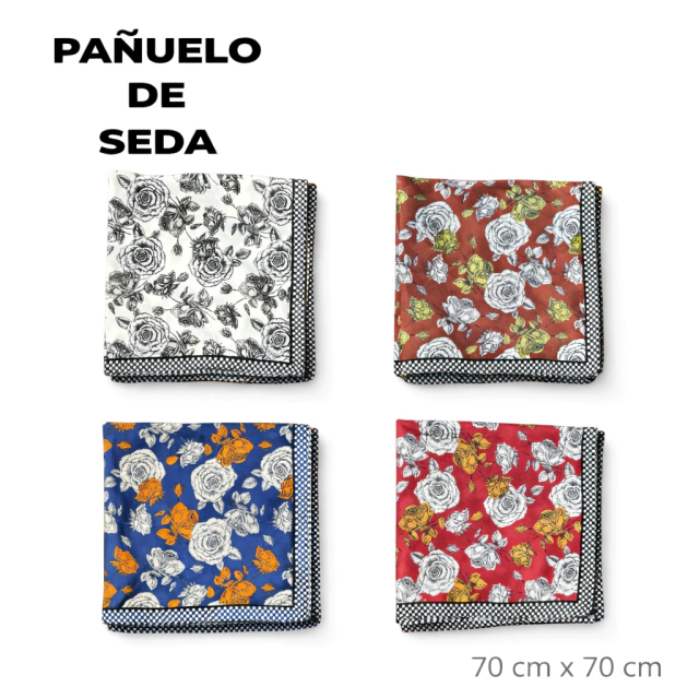 PAÑUELO DE SEDA 70X70CM / COD. 588-159