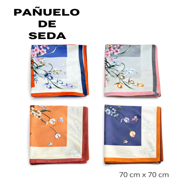 PAÑUELO DE SEDA 70X70CM / COD. 588-161