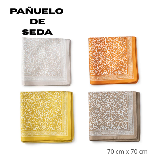PAÑUELO DE SEDA 70X70CM / COD. 588-162