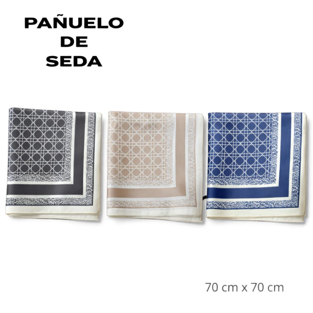 PAÑUELO DE SEDA 70X70CM / COD. 588-163