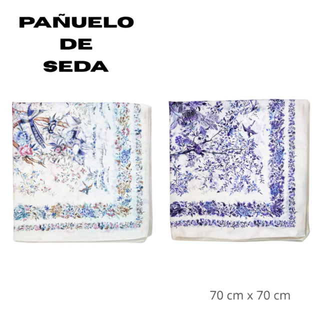 PAÑUELO DE SEDA 70X70CM / COD. 588-167