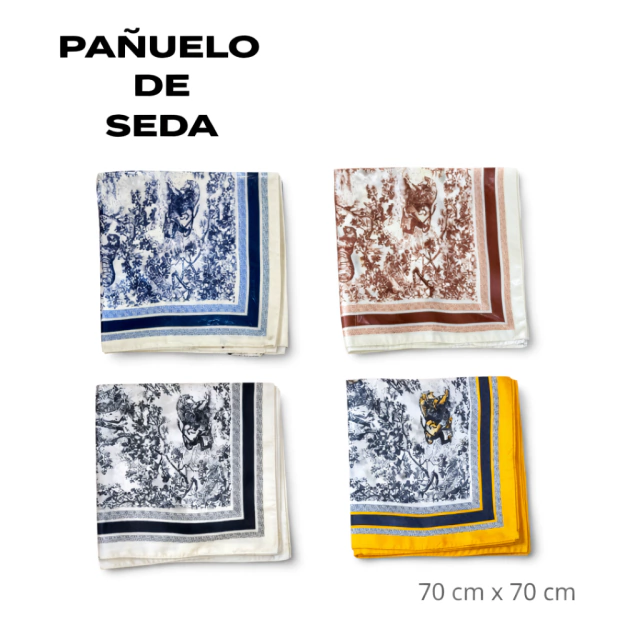 PAÑUELO DE SEDA 70X70CM / COD. 588-171