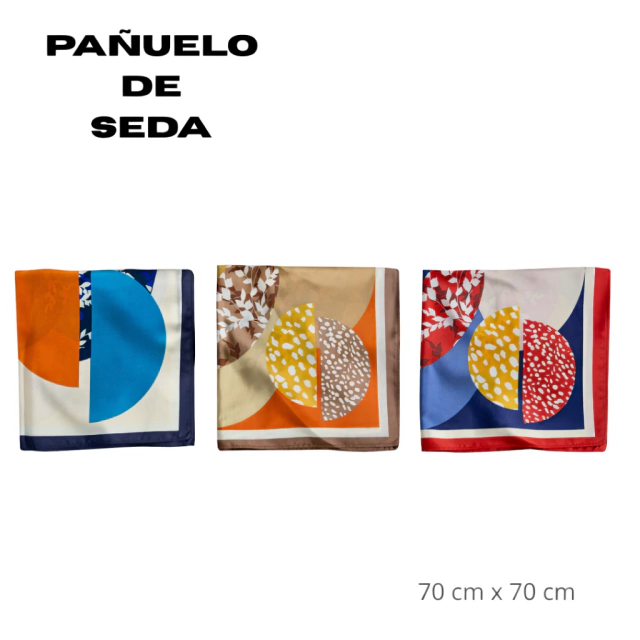 PAÑUELO DE SEDA 70X70CM / COD. 588-175