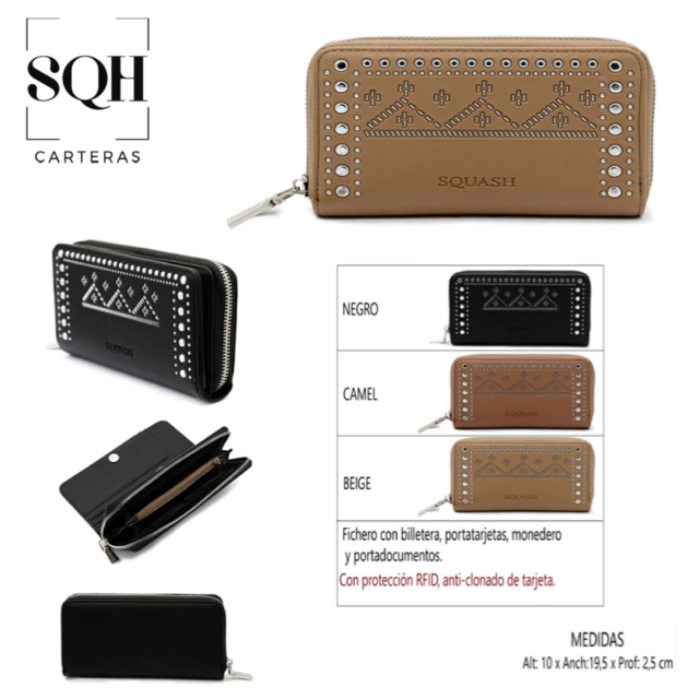 BILLETERA FICHERO SQUASH / COD. 529-290003