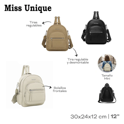 MOCHILA MISS UNIQUE / COD. 515-32088