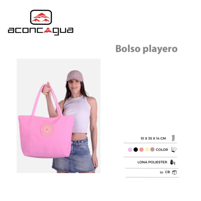 BOLSO PLAYERO LONA ACONCAGUA / COD. 531-352