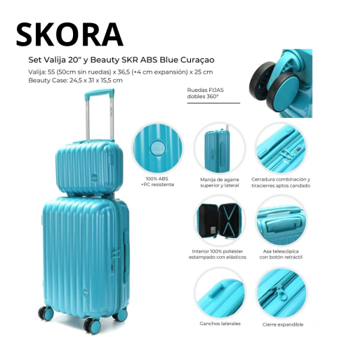 SET CARRY ON + BEAUTY SKORA / COD. 511-48049