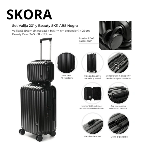 SET CARRY ON + BEAUTY SKORA / COD. 511-48052