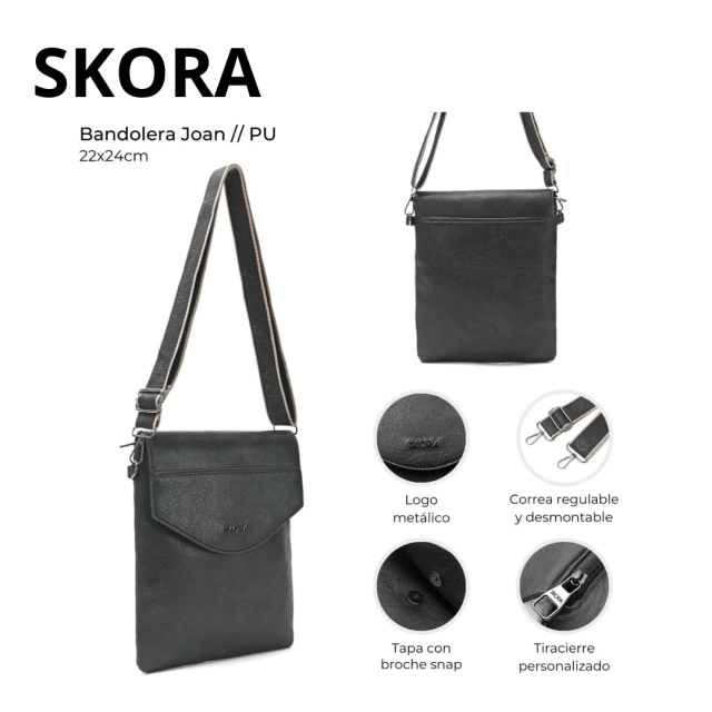 BANDOLERA SKORA 22X24CM / COD. 511-38176