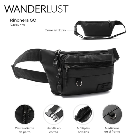 RIÑONERA WANDERLUST 30X16CM / COD. 511-40035