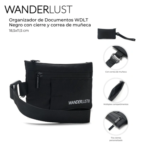 PORTA DOCUMENTOS WANDERLUST 18.5X11.5CM / COD. 511-48569