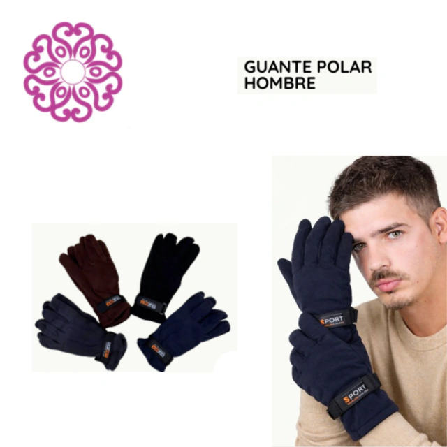 GUANTE POLAR HOMBRE X DOCENA (2166,66 C/U) / COD. 523-303727