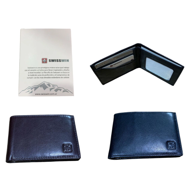 BILLETERA DE CUERO SWISSWIN / COD. 524-9417