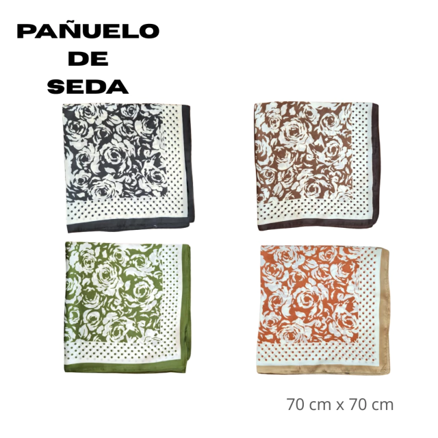 PAÑUELO DE SEDA 70X70CM / COD. 588-148