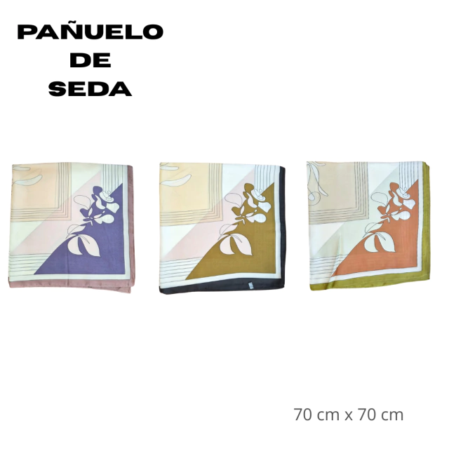 PAÑUELO DE SEDA 70X70CM / COD. 588-156