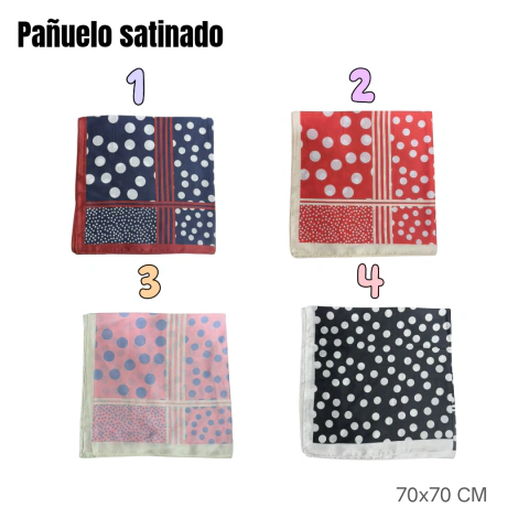 PAÑUELO SATINADO 70X70CM / COD. 588-61024