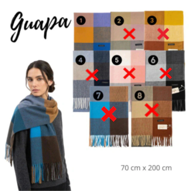 BUFANDON CASHMERE 70X200CM GUAPA / COD. 510-70001