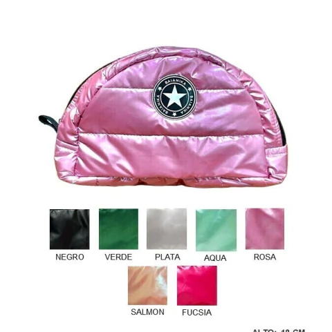 PORTA COSMETICO PUFFER METALIZADO/ COD. 133-23002