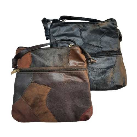 CARTERA DE RETAZOS DE CUERO 20X20CM/ COD. 124-173