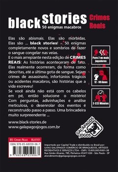 Black Stories Crimes Reais - Galápagos Jogos - comprar online