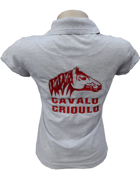 Camisa Polo Feminina Cavalo Crioulo Ref. 2144 - comprar online