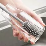 Escova de Silicone de Limpeza para Lavar Louça, Copos, Mamadeiras, Taças, Garrafas.