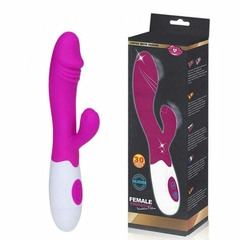 Imagem do FEMALE VIBRATOR ESTIMULADOR CLITORIANO COM GLANDE E 10 MODOS DE VIBRAÇÃO 3R IMPORT