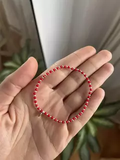 PULSERA ELASTIZADA GRANADA RED - comprar online