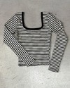 1121 REM JAQUELINE RAY. RIB PESADO RAYADO CON LYCRA - Fifi ropa