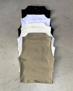 1135 MUS GUADA BRILLO. RIB ALGODON PESADO LYCRA - tienda online