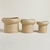Canastos curvos Jialing Natural (x3) - comprar online
