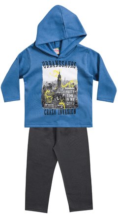 Conjunto Blusão Moletom e Calça Moletom - comprar online