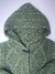 Casaquinho cropped tricô verde militar TAM M na internet