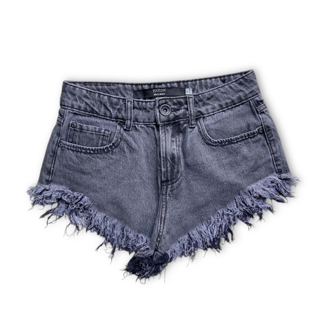 Short jeans preto Youcom - estilo destroyed - comprar online