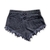 Short jeans preto Youcom - estilo destroyed na internet
