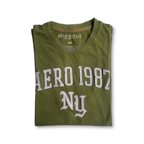 Camiseta Aeropostale Unissex | Estampa Bordada AERO 1987 NY - comprar online