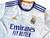 camisa real madrid adidas branca masculina - tam G - Maria Brechoteira Brechó 