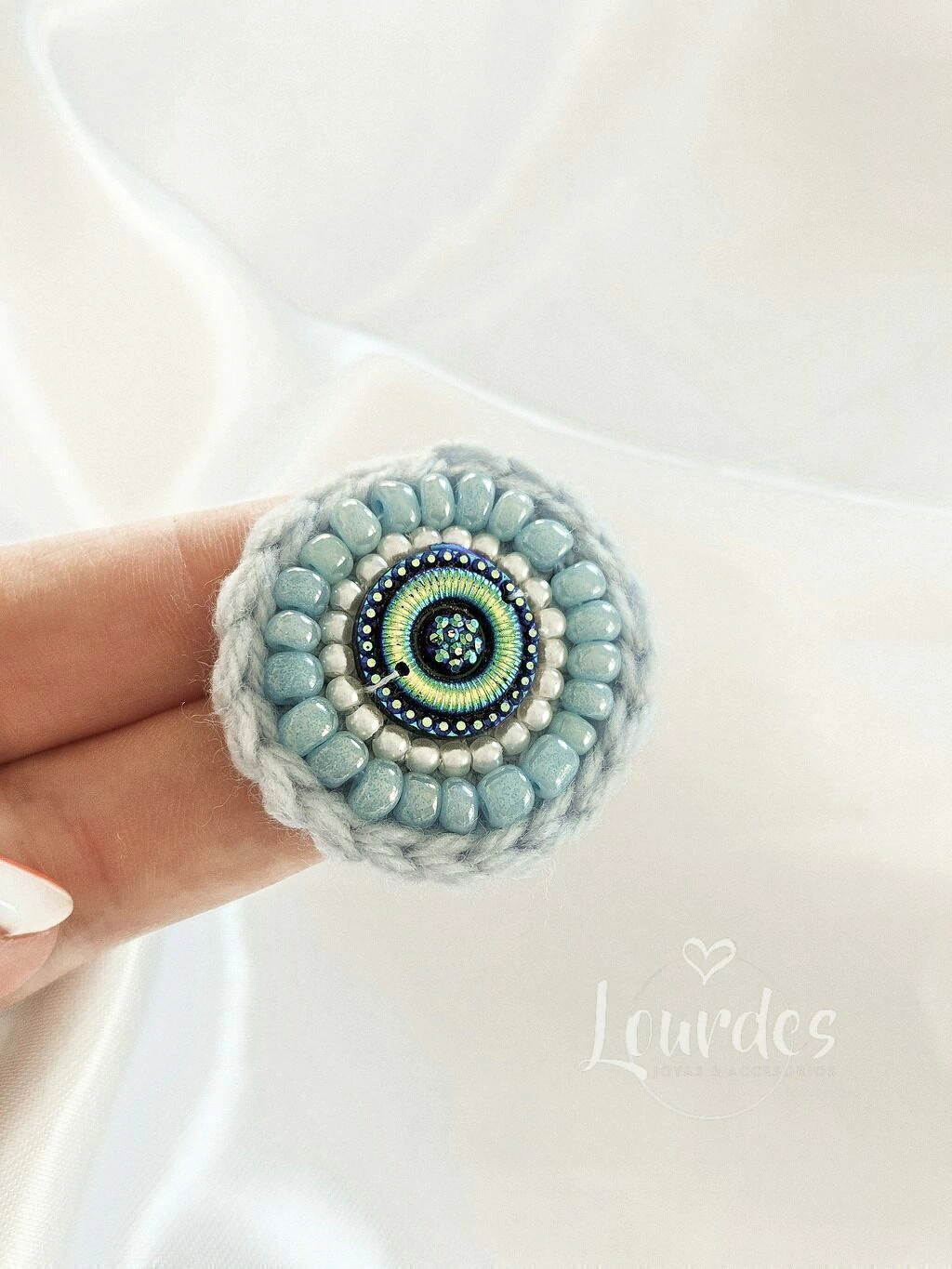 Escarapela Crochet Mod8