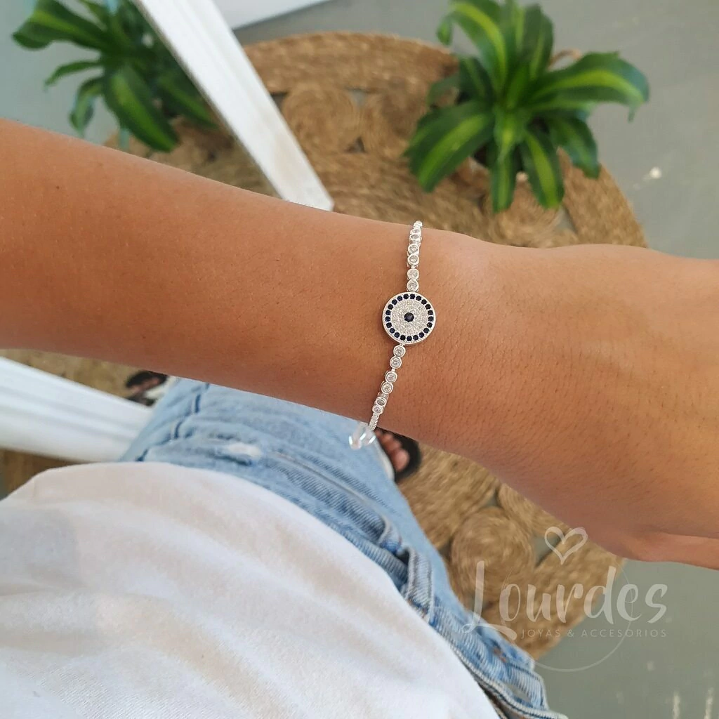 Pulsera Tennis Ojo Turco (Cñn)